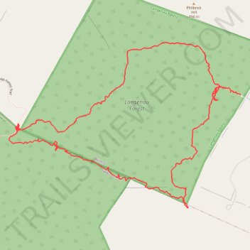 Langenau Forest Loop Trail trail, distance, elevation, map, profile, GPS track