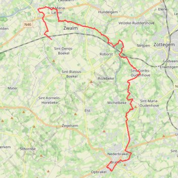 GR-122 - 25Km trail, distance, elevation, map, profile, GPS track