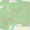 Loop hike to Powder Hill in Kettle Moraine State Forest - Pike Lake Unit trail, distance, elevation, map, profile, GPS track