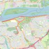 Ottawa River Pathway trail, distance, elevation, map, profile, GPS track