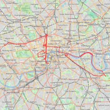 2014-07-29 06:09:07 Auto trail, distance, elevation, map, profile, GPS track