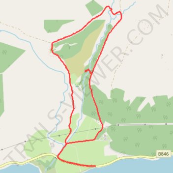 Loop around to Skyspace trail, distance, elevation, map, profile, GPS track