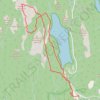 Acadia trails to Sargent Mountain trail, distance, elevation, map, profile, GPS track