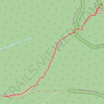 Goat Track trail, distance, elevation, map, profile, GPS track
