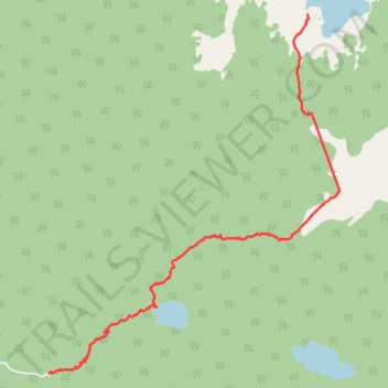 Phillip Lake and Fight Lake trail, distance, elevation, map, profile, GPS track
