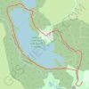 Sanborn Lake Loop Trail trail, distance, elevation, map, profile, GPS track