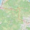 馬鞍山礦場外脊,大金鐘 trail, distance, elevation, map, profile, GPS track