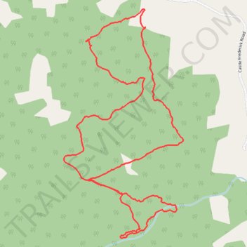 Castle Fredric Trail Network trail, distance, elevation, map, profile, GPS track