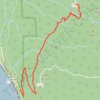 Oyster Dome Trail in Blanchard State Forest trail, distance, elevation, map, profile, GPS track