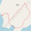 Hupper Island south side trail, distance, elevation, map, profile, GPS track