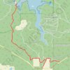 Wilman Bilya trail collie near Wellington dam south side trail, distance, elevation, map, profile, GPS track