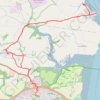 Saltash Cargreen trail, distance, elevation, map, profile, GPS track