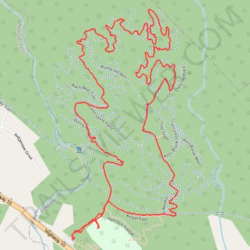 River Ridge Common Loop Hike trail, distance, elevation, map, profile, GPS track