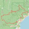 Tahoe Rim Trail to Burtron Creek trails trail, distance, elevation, map, profile, GPS track