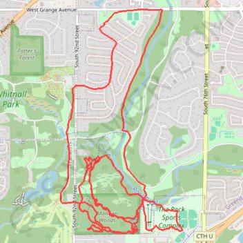 Trails near Root River trail, distance, elevation, map, profile, GPS track