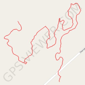 Main Loop trail, distance, elevation, map, profile, GPS track