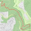 Fanning Trail in Blevins Gap Preserve trail, distance, elevation, map, profile, GPS track