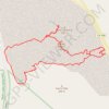 Zabriskie Point, Gower Gulch and Golden Canyon Loop (Death Valley) trail, distance, elevation, map, profile, GPS track