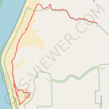 Sleeping bear hike trail, distance, elevation, map, profile, GPS track