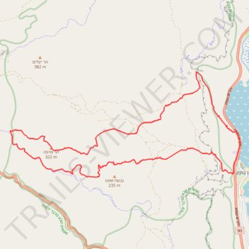 Shaat Knifes and Mount Parsa trail, distance, elevation, map, profile, GPS track