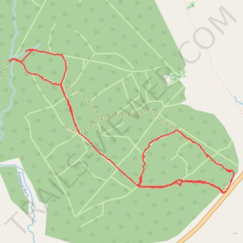 Wandering through the woods - Kinnaird Forest trail, distance, elevation, map, profile, GPS track