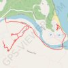 Ludington State Park trail, distance, elevation, map, profile, GPS track