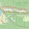 Devil's Doorway and Balanced Rock Loop via Grottos Trail, East Bluff Trail and Balanced Rock Trail in Devil's Lake State Park trail, distance, elevation, map, profile, GPS track