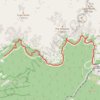 West Rim Trail trail, distance, elevation, map, profile, GPS track