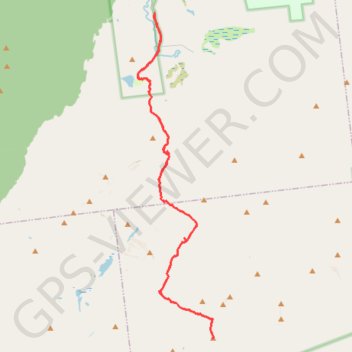 Mount Skylight trail, distance, elevation, map, profile, GPS track