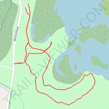 Coleman Trail loop trail, distance, elevation, map, profile, GPS track