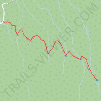 Grotto Falls trail, distance, elevation, map, profile, GPS track