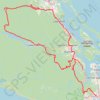 BBF loop to the Skydeck in Nanaimo trail, distance, elevation, map, profile, GPS track