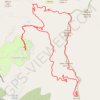 South Mount Hawkins, Sadie Hawkins and Middle Hawkins Loop trail, distance, elevation, map, profile, GPS track