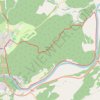 Grantown on Spey, loop in the forest and along the river Spey trail, distance, elevation, map, profile, GPS track