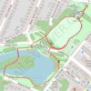 Victoria Park trail, distance, elevation, map, profile, GPS track