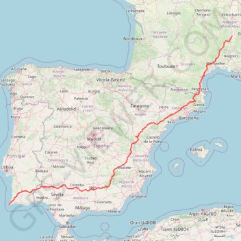 Southern section — European Divide Trail trail, distance, elevation, map, profile, GPS track