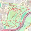 Victoria Park trail, distance, elevation, map, profile, GPS track