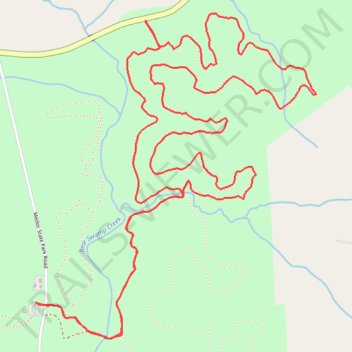 Pyrite Loop Trail trail, distance, elevation, map, profile, GPS track