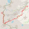 Mount Whitney trail, distance, elevation, map, profile, GPS track