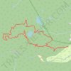 Franey Mountain Loop Trail via MacDougalls Lake trail, distance, elevation, map, profile, GPS track
