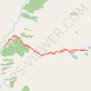 Naganandar Lakes trail, distance, elevation, map, profile, GPS track