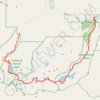 The Enchantments trail, distance, elevation, map, profile, GPS track