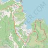 平托 大嶺峒北 五塊田坑 trail, distance, elevation, map, profile, GPS track