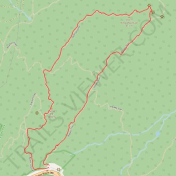 Storm King Mountain Loop via Butter Hill Trail, Stillman Trail and Bypass Trail trail, distance, elevation, map, profile, GPS track