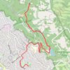 Lake Anza - Tilden Regional Park trail, distance, elevation, map, profile, GPS track