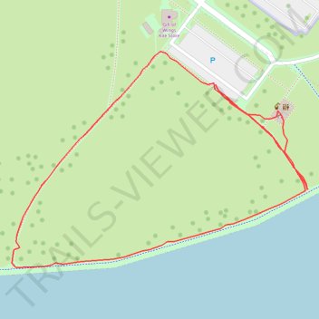 Veterans Park trail, distance, elevation, map, profile, GPS track