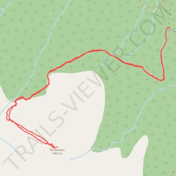 The Terminator Trail trail, distance, elevation, map, profile, GPS track