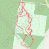 Gladstone Moutain Bike Park trail, distance, elevation, map, profile, GPS track