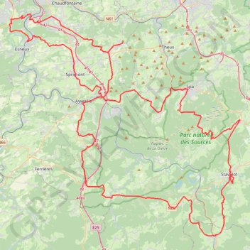Liège-Bastogne-Liège Challenge 2022 (public) trail, distance, elevation, map, profile, GPS track