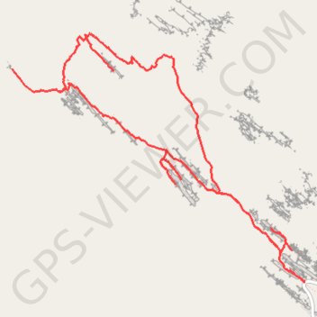 Devil's Garden Primitive Trail Loop in Arches National Park trail, distance, elevation, map, profile, GPS track